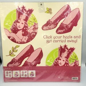 New Vintage Wizard Of Oz Glinda Wall Decals Set